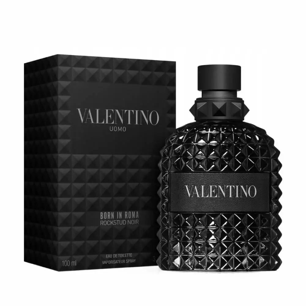 Valentino Uomo Born In Roma Rockstud Noir EDT 100ml בושם לגבר Everywear