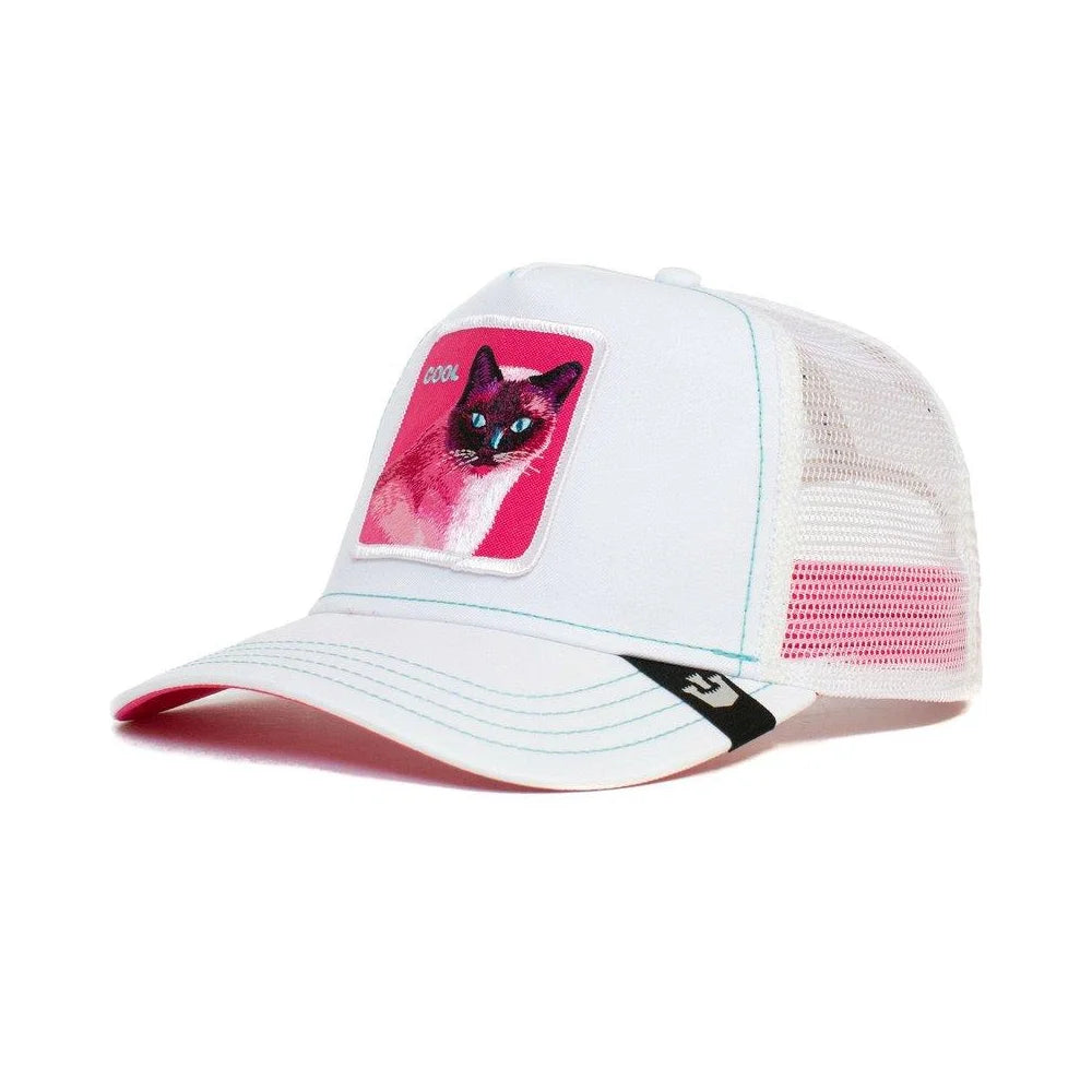 Goorin Bros Cool כובע מצחייה גורין חתול לבן ורוד