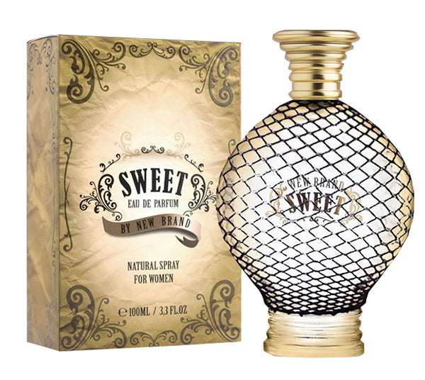 New Brand Sweet by for Women EDP 100 ML Spray ניו ברנד סוויט בושם לאשה אדפ 100 מ"ל