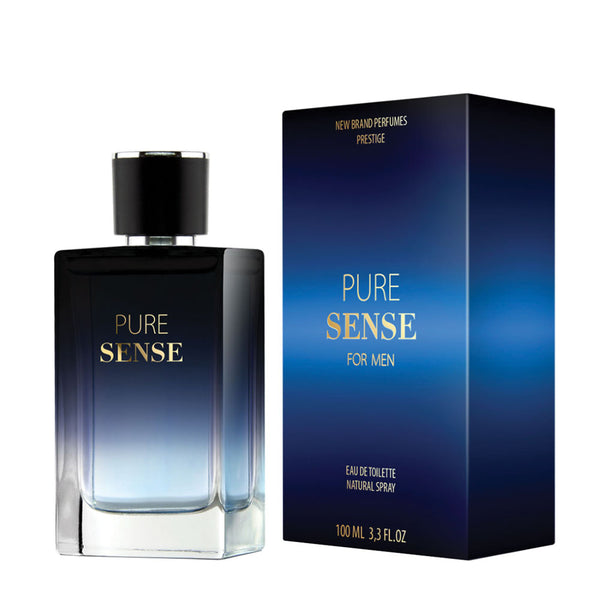 New Brand Pure Sense EDT 100 ml ניו ברנד פרסטיג פיור סנס אדט 100מ"ל בושם לגבר