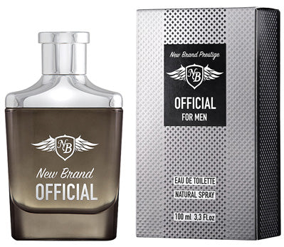New Brand Official by for Men EDT 100 ML Spray ניו ברנד אופיסיאל בושם לגבר אדט 100 מ"ל