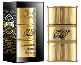 New Brand Ladies Master Gold EDP Spray 100 ML ניו ברנד מאסטר גולד בושם לאשה אדפ 100 מל