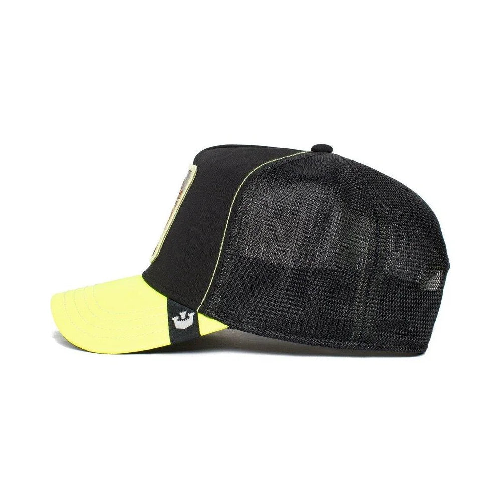 Goorin Bros King כובע מצחייה אריה שחור צהוב