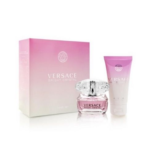 Versace - Bright Crystal 2PCS EDT For Women 50ML + BL 100ML - ברייט קריסטל מארז 2 חלקים אדט לאישה 50 מ"ל + קרם גוף 100 מ"ל - ורסצ'ה