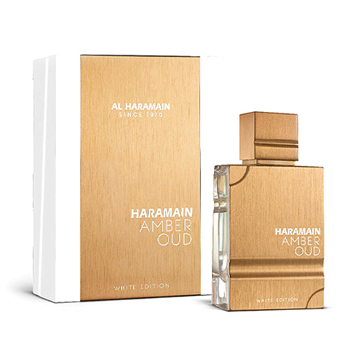 الحرمين - عطر أمبر عود وايت إديشن للنساء 60 مل - عطر أمبر عود وايت إديشن للنساء 60 مل - الحرمين