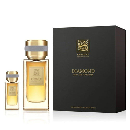 Signature - Diamond 2PCS EDP унисекс 100 мл + мини 15 мл - Diamond 2 шт. упаковка EDP унисекс 100 мл + мини духи 15 мл - Signature