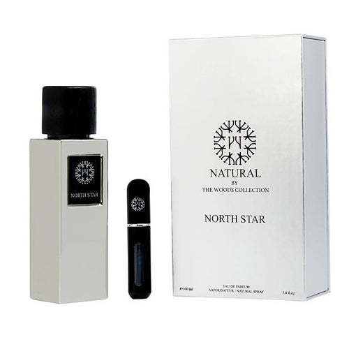 Коллекция Woods — North Star, набор из 2 предметов, унисекс, EDP, 100 мл + флакон для замены 5 мл — North Star, набор из 2 предметов, унисекс, EDP, 100 мл + флакон для замены 5 мл — Коллекция Woods