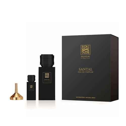 مجموعة سانتال سيجنتشر - عطر للجنسين 100 مل + عطر صغير 15 مل + قمع - مجموعة سانتال سيجنتشر - عطر للجنسين 100 مل + عطر صغير 15 مل + قمع