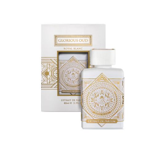 Fragrance World - Glarious Oud Royal Blanc EDP Unisex 80ML - גלוריוס אוד רויאל בלאנק אדפ יוניסקס 80 מ"ל - פרגרנס וורלד