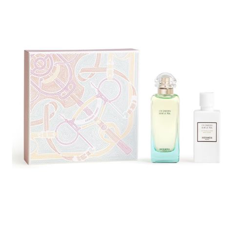 Hermes - Un Jardin Sur Le Nil 2PCS EDT For Women 100ML + Body Lotion 80ML - און ג'ארדין סור לה ניל מארז 2 חלקים אדט לאישה 100 מ"ל + קרם גוף 80 מ"ל - הרמס