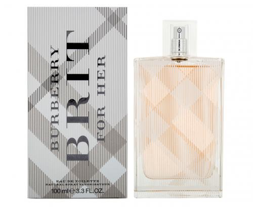 Burberry Brit for her Eau De Toilette Spray 100 ml ברברי בריט פור הר א.ד.ט לאשה 100 מ''ל