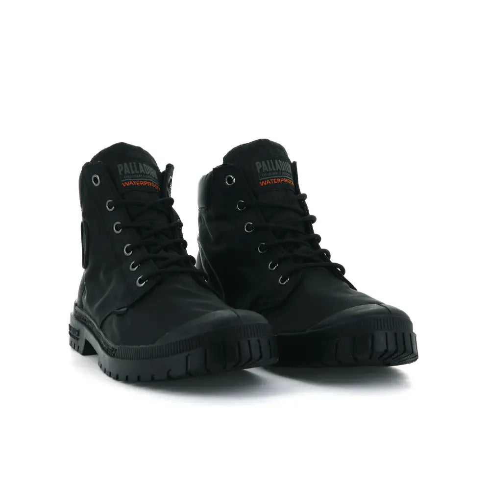 Palladium Pampa SP20 Cuff WP+ נעלי פלדיום שחורות לגבר