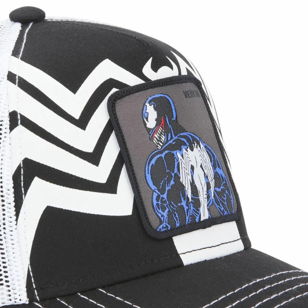 Caps Lab Venom כובע מצחייה ונום שחור לבן