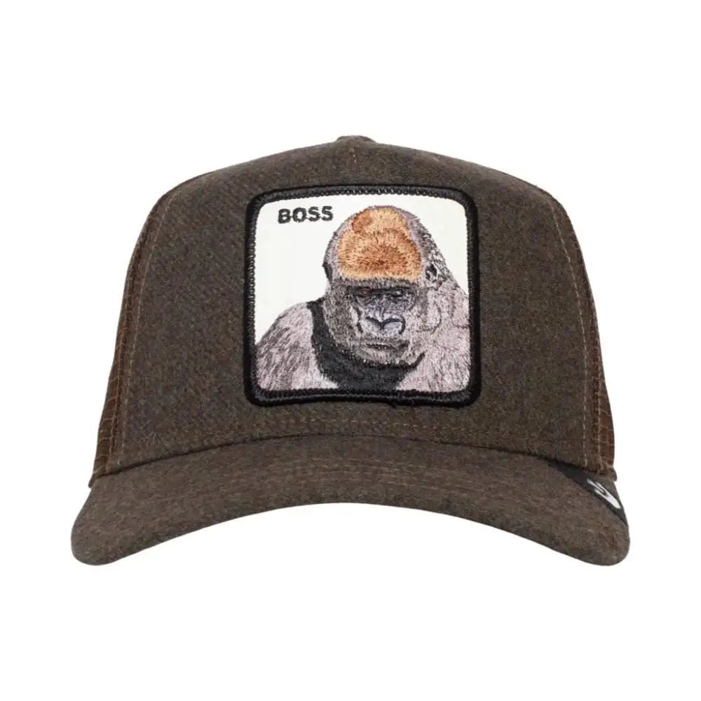 Goorin Bros Boss כובע מצחייה גורין גורילה אפור כהה
