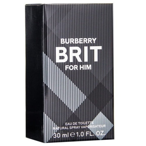 Burberry Brit For Him Eau De Toilette Spray 30 ml ברברי בריט פור הים אדט לגבר 30 מ"ל-בושם נדיר מאוד
