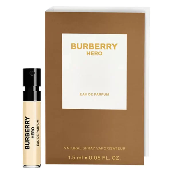 Burberry Hero Men EDP Vial 1.5 ml דוגמית ברברי הירו אדפ לגבר 1.5 מ"ל