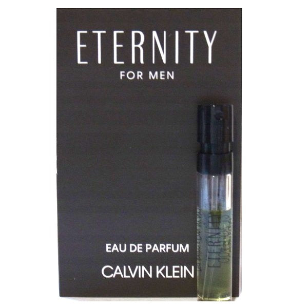 Calvin Klein Eternity For Men EDP 1.2 ML Vial דוגמית קלווין קליין איטרנטי אדט לגבר 2 יחידות 1.2 מ"ל