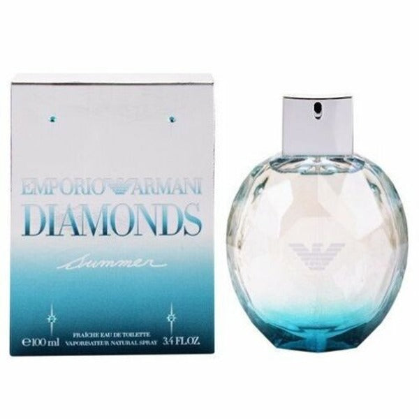 Emporio Armani Diamonds Summer Women Edt 100 ML אמפוריו ארמני דיאמונד סאמר אדט 100 מ"ל בושם לאשה נדיר מאוד