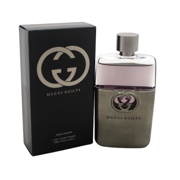 Gucci Guilty Pour Homme After Shave Lotion 90 ML גוצי גילטי פור הום אפטר שייב (אחרי גילוח) לושיון 90 מ"ל