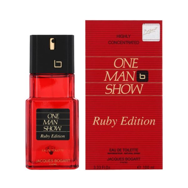 Jacques Bogart One Man Show Ruby Edition Men EDT 100 ml בוגארט וואן מן שואו רובי אדישן אדט 100 מ"ל
