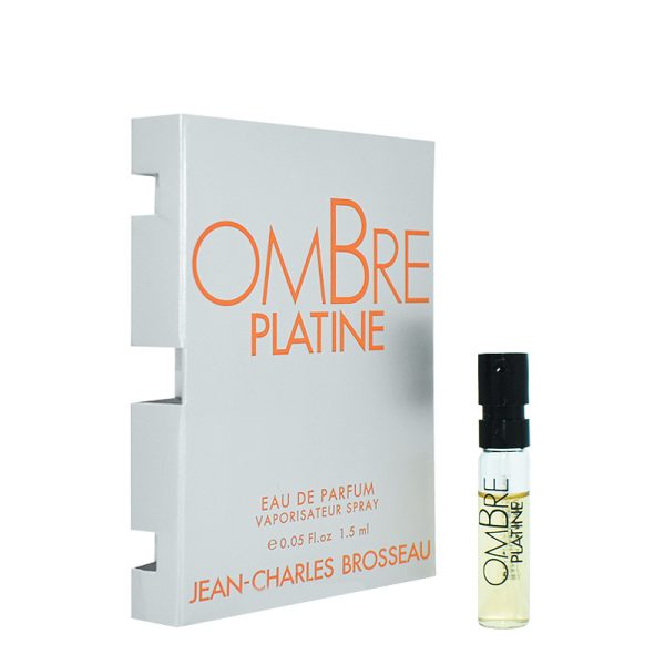 Jean Charles Brosseau Ombre Platine EDP Unisex 1.5 ml Vial דוגמית ג'ין צ'ארלס ברוסה אומברה פלטין אדפ לאישה 1.5 מ"ל