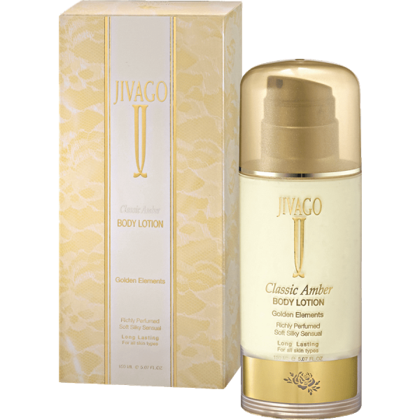 Jivago Classic Amber Body Lotion 150ml גיוואגו קרם גוף אמבר בודי לושיון 150 מ"ל