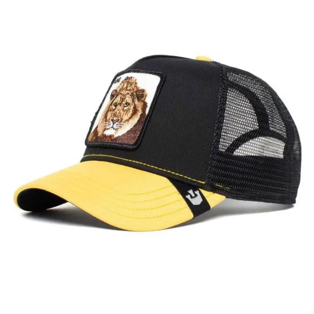 Goorin Bros King כובע מצחייה גורין אריה שחור צהוב