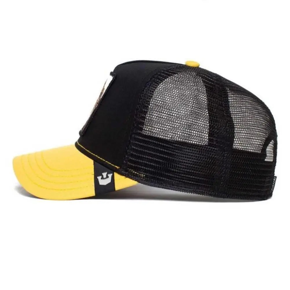Goorin Bros King כובע מצחייה גורין אריה שחור צהוב