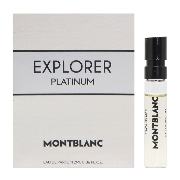 Mont blanc Explorer Platinum EDP 2 ml Vial מון בלאן אקספלורר פלאטיניום אדפ דוגמית 2 מ"ל