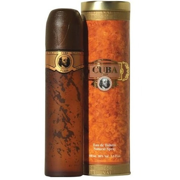 Parfum Des Champs Cuba Gold Cologne 100 ml Eau de Toilette Spray בושם לגבר קובה גולד אדט 100 מ"ל