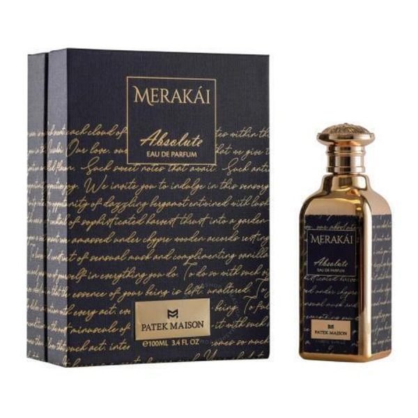 Patek Maison Merakai Absolute Unisex EDP Spray 100 ml פטק מייזון מראקיי אבסולוט אדפ 100 מ"ל בושם יוניסקס