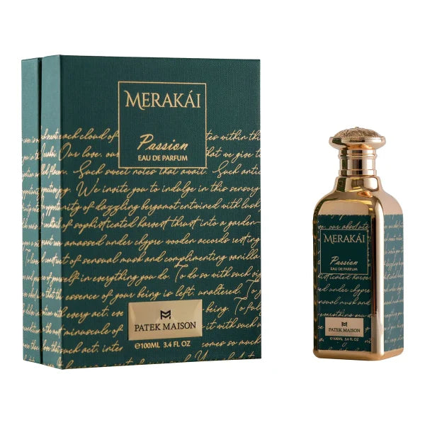 Patek Maison  Merakai Passion Unisex EDP Spray 100 ml פטק מייזון מראקיי פסיון אדפ 100 מ"ל בושם יוניסקס