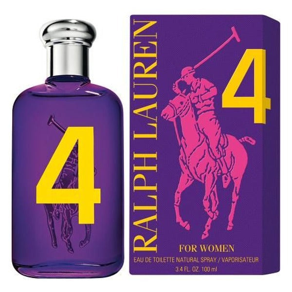 Ralph Lauren Purple No. 4  Eau de Toilette Spray 100 ML WOMEN ראלף לורן ביג פוני מספר 4 אדט 100 מ"ל בושם לאשה-בושם נדיר