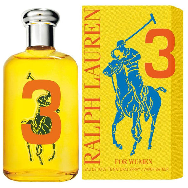 Ralph Lauren 3 Big Pony Edt 100ml WOMEN ראלף לורן ביג פוני מספר 3 אדט 100 מ"ל בושם לאשה-בושם נדיר
