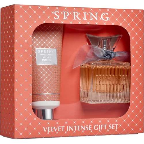 Spring Set Velvet Intense EDP 75 мл и крем для рук 100 мл. Набор духов Spring Velvet Intense для женщин. EDP 75 мл + крем для рук.