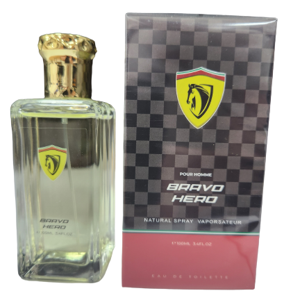 عطر في في لوف برافو هيرو بور أوم 100 مل عطر في في لوف برافو هيرو أو دو تواليت 100 مل للرجال (متوافق مع عطر بارفان بارفان)