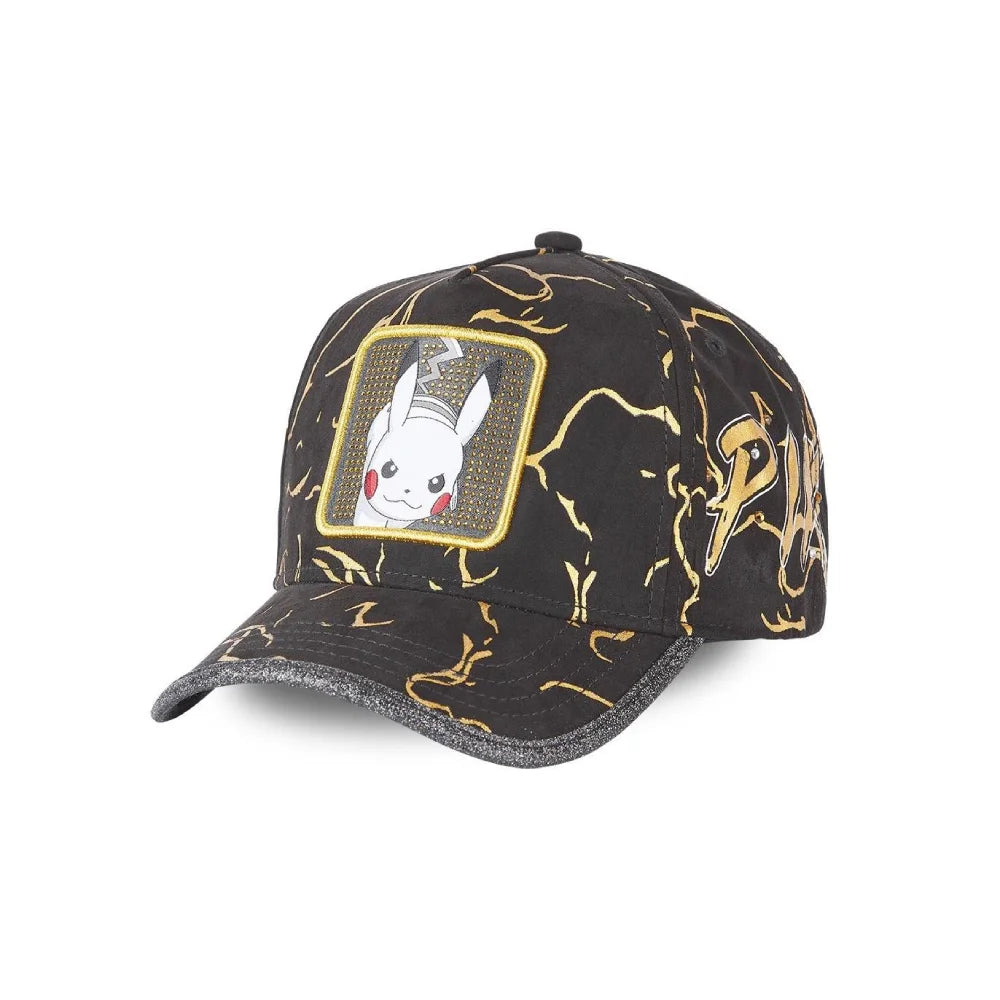 Caps Lab Pokemon Pikachu כובע מצחייה פיקצ'ו שחור זהב