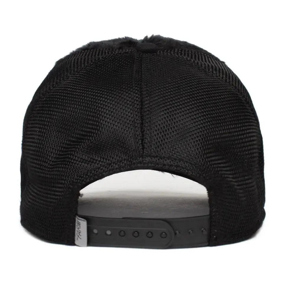 Goorin Bros כובע מצחייה פרוותי שחור לילדים גורין קופיף