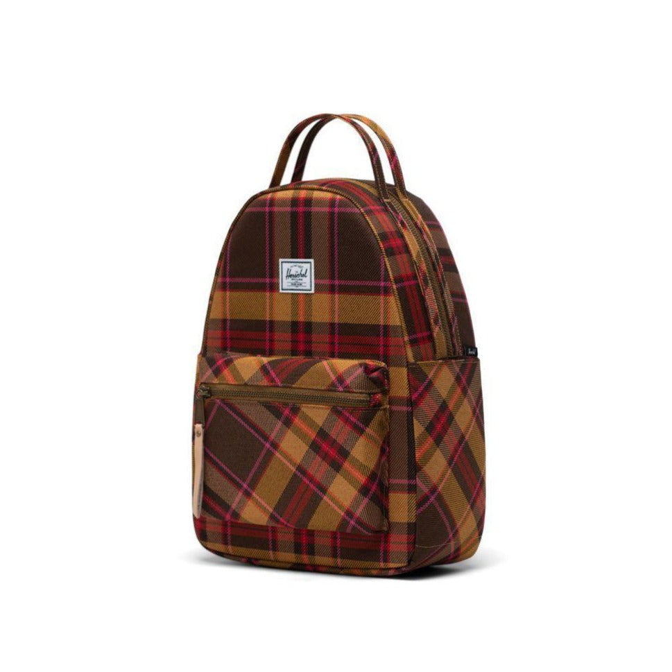 תיק גב קטןHerschel Nova S Chestnut Plaid תיק גב קטן