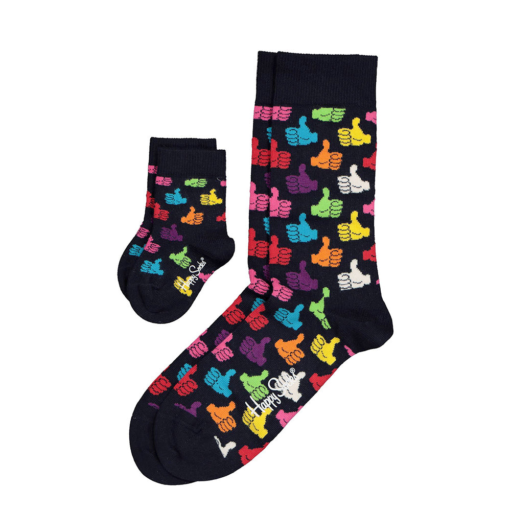 Happy Socks 2 Peas In a Pod - מארז גרביים לאבא ולתינוק